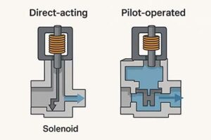 Two type of Pneumatic Solenoid Valves